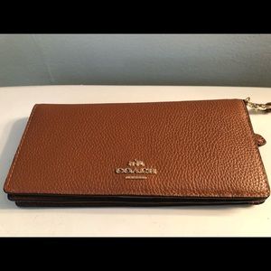 Coach leather wallet